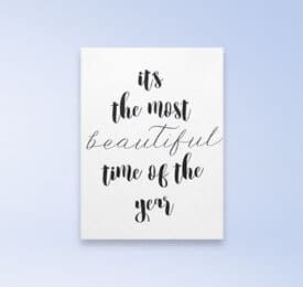 Handmade Christmas Greeting Card